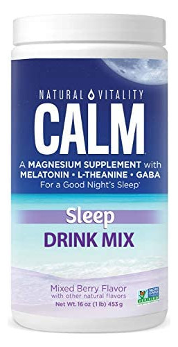 Natural Vitality Calm Sleep, Melatonin Amp; Magnesium 5cxmi