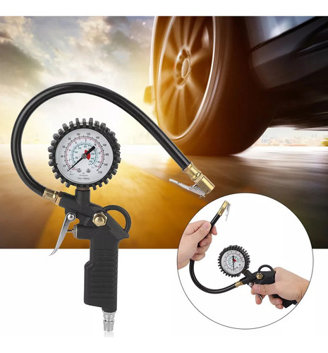 Medidor Inflado Con Pistola De Presión For Coche De 220 Psi