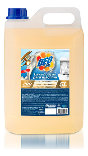 Detergente Para Máquina De Lavar Louças 5 Litros