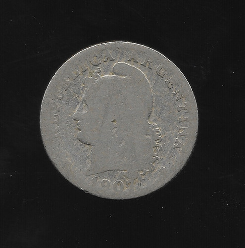 Ltc547. Moneda Nacional De 20 Centavos De 1907.