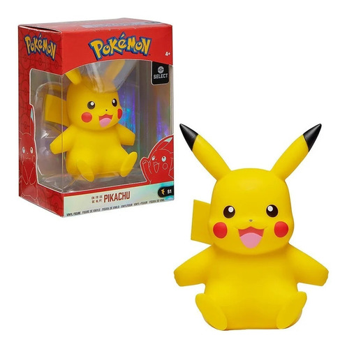  Figura De Pokemon Select - Pikachu - Coleccionable Original