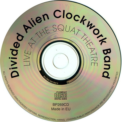 Daevid Allen - Alien Clockwork Band - Gong - Live - Cd Standard