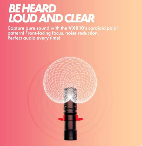 Microfono Cardioid Para Camaras Canon Nikon Dslr Con Soporte
