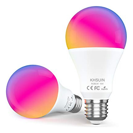 Khsuin Wifi Smart Light Bulbs,16w 150w Equivalent Bs1xz