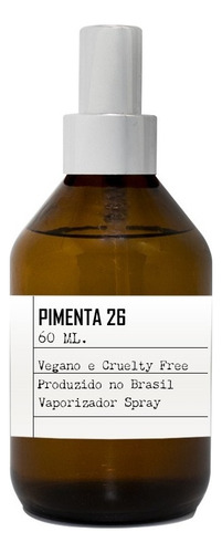 Perfume Pimenta 26 - 60ml Vegano E Cruelty Free Volume da unidade 60 mL