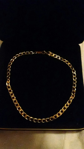 Juego Cadena Pulsera Hombre En Oro 14kgp