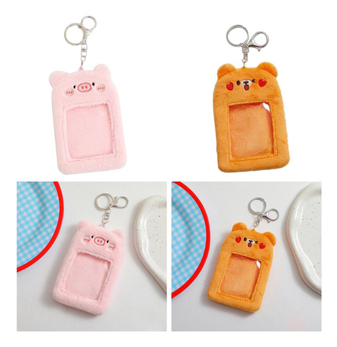 2 Chaveiros De Pelúcia, Porta-foto, Capas De Pelúcia,