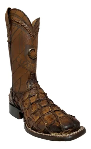 Botas Cuadra Botas Vaqueras De Piel De Pescado Bota Vaquera Cuadra