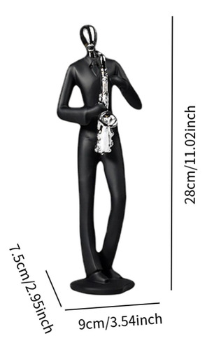 Player Musicán Figurine Colección Resina Decoración De La