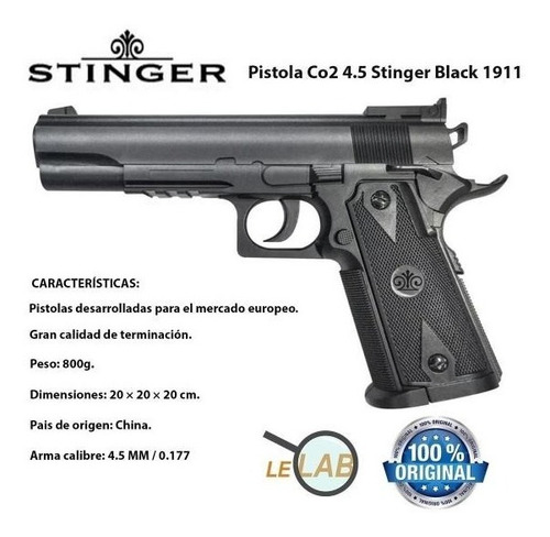 Oferta Pistola Stinger 92 Bb4.5+250balin+2co2 Tienda R&b ! 