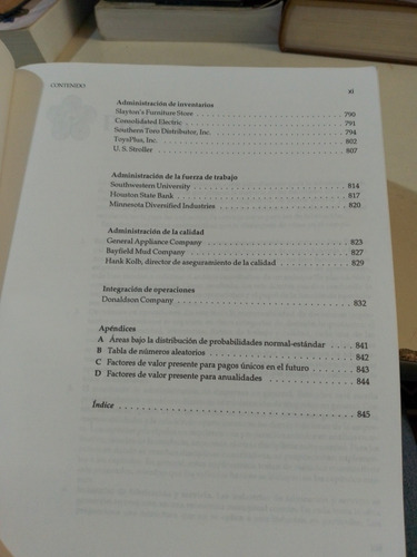 Administración De Operaciones 3ra Ed. - Roger G. Schroeder (Usado)