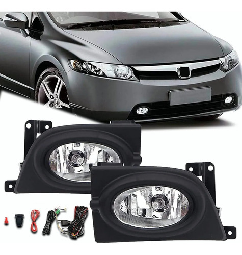 Kit Carelos Faros Antiniebla Honda Civic Emotion 2006-2008