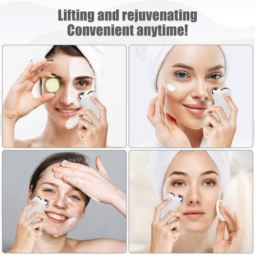 F Masajeador Facial De Microcorriente Para