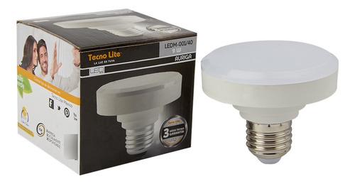 Foco Led 9w Base E27 Luz Neutra Tecnolite