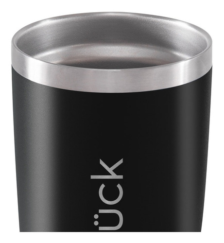 Copo Térmico Para Cerveja Com Tampa Lucky 591ml Black Cor Preto Black