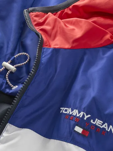 Chaqueta Azul Reversible Colorblock Para Hombre Tommy Hilfiger Tommy Jeans