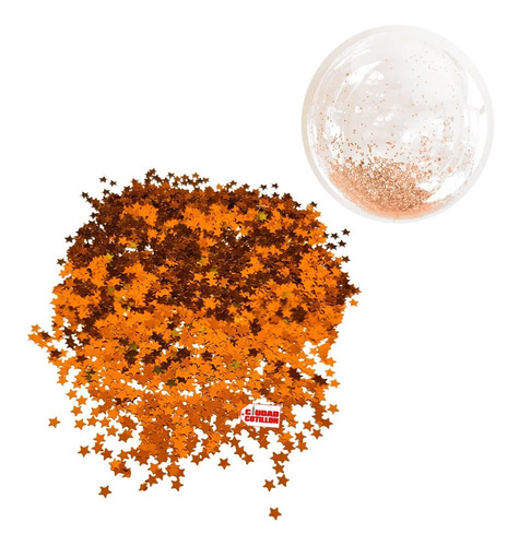 Confetti Estrella 0,3cm Metalizado 15gr Globos - Cc