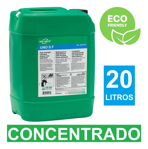 Uno Sf Limpiador Desengrasante Alta Resistencia Ecológico