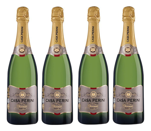 Kit 4 Espumantes Casa Perini Brut 750ml