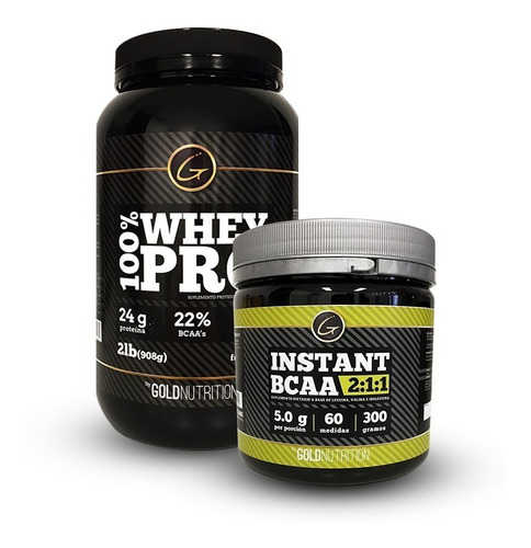 Pack Proteina - Whey Pro 2 Lb + Bcaa 300g