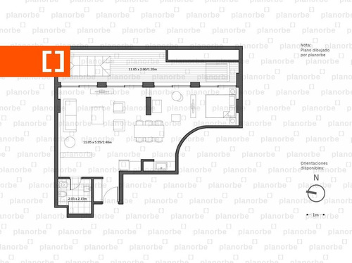 Venta De Apartamento Obra Construcción Monoambiente En Centro, Lancaster Unidad 101