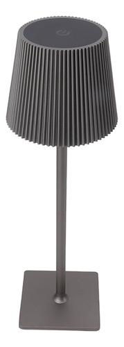 Mesa Led Inalámbrica Gris, Táctil, Portátil, Recargable, 3