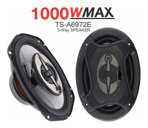 Kit 2 Parlantes Auto Ovalados 6x9 Potencia 1000 Watts