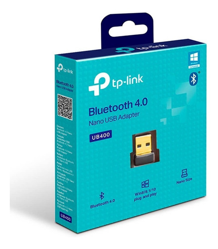 Imagen 4 de 8 de Adaptador Receptor Bluetooth Usb 4.0 Nano Ub400 Tp-link