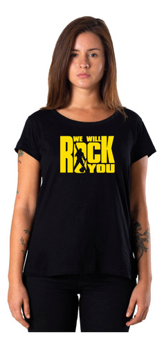 Remeras Mujer Queen We Will Rock You |de Hoy No Pasa| 4v