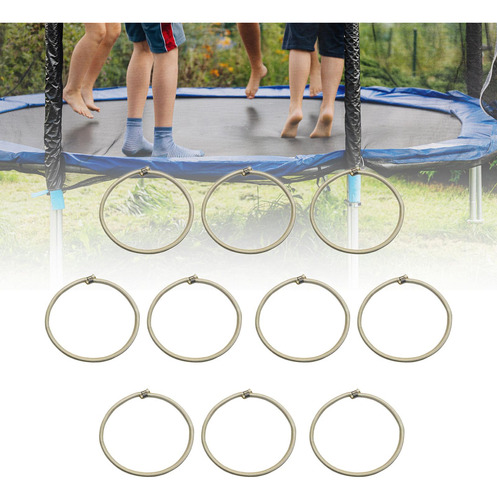 10x Trampolim Elástico Corda Bungee Resistente Ao Branco