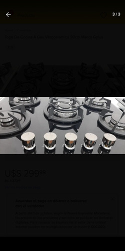 Imagen 4 de 4 de Vendo Tope De Cocina A Gas G-plus Totalmente Nueva