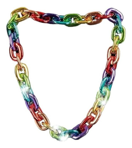 Zugar Land Colores Metálicos 38 Collar De Arco Iris Con Cade