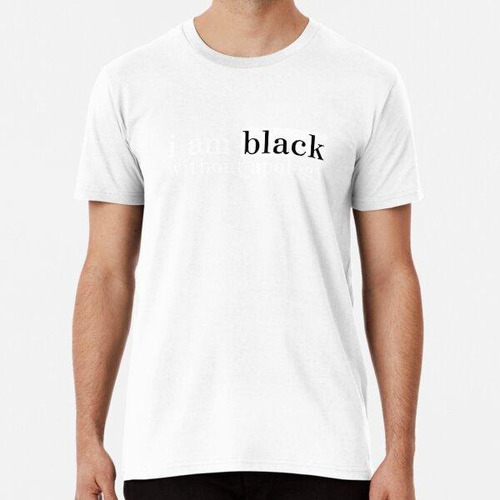 Remera Black And Proud -african Pride Black History Month Al