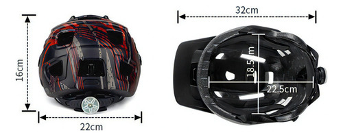 Casco De Seguridad Ultraligero Batfox Mtb Helmets Color Azul Talla M (58-61cm)