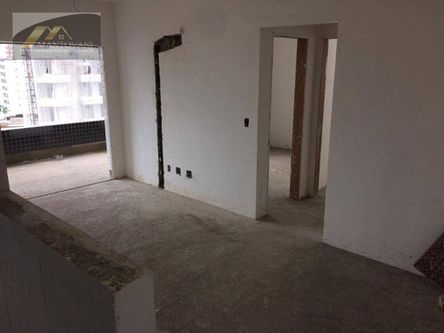 Apartamento Com 2 Dormitórios À Venda, 76 M² Por R$ 330.000 - Vila Guilhermina - Praia Grande/sp - Ap2591