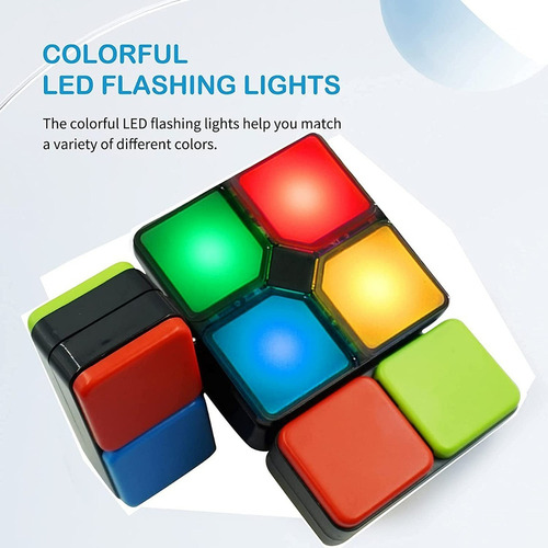 Changeable Colors Cube Juego Electrónico De Memoria Y Cerebr