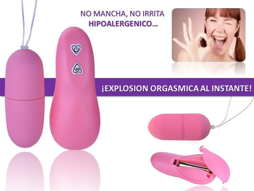 Huevo Vibrador Recargable A Control Clitoris Punto G