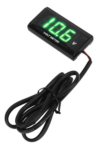 Voltímetro Lcd Universal Con Indicador De Voltaje Verde Y Ve