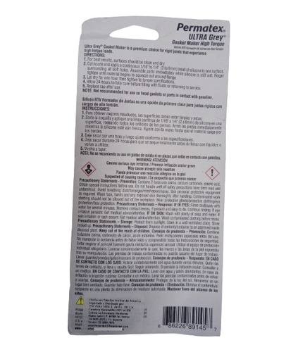 Silicon Autom Formador De Juntas Gris 99g