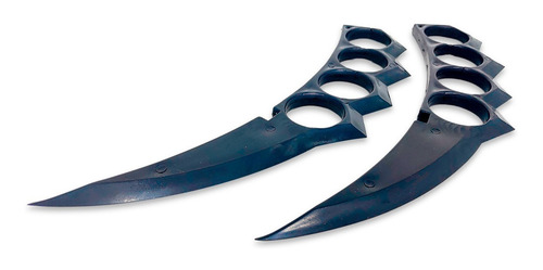 Imagem 3 de 3 de Kit Kunai Facas Gemeas Naruto - Asuma