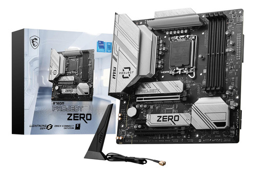Tarjeta Madre Msi B760m Project Zero Lga 1700 Ddr5 M.2 Wifi