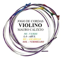 Comprar Jogo Cordas Violino Mauro Calixto 4 Cordas + Mi + Lá Extra