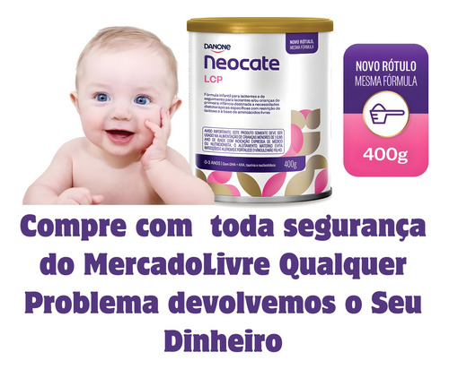 Neocate Lcp Danone 400g Kit Com 91 Unidades -envio Imediato Neutro