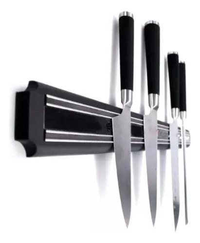 Barra Colgador De Cocina Magnética 50 Cm Porta Cuchillos