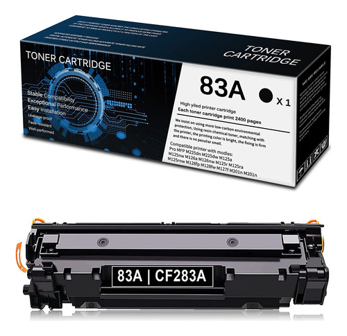 Cartucho De Tóner Cf283a De Repuesto Para Hp 83a Pro Mfp M22