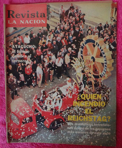 Revista La Nacion 1970 Teatro Colon Reichstag Renan Falk