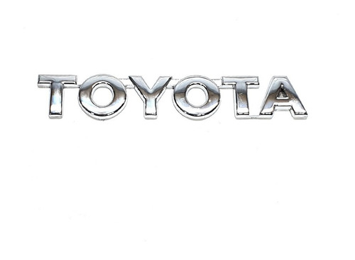 Emblema Toyota Hilux Palabra Toyota Cromado 150x28mm