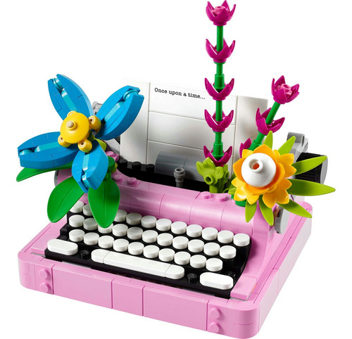 Lego Creator 3en1 Máquina De Escribir Con Flores Set 31169 363 Lego Creator