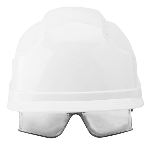 Casco Safety Defender, Casco Rígido Integrado, Gafas Blancas