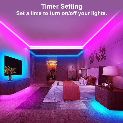 Maylit 6 Pcs Rgb Bajo El Kit De Iluminación Del Gabinete,...